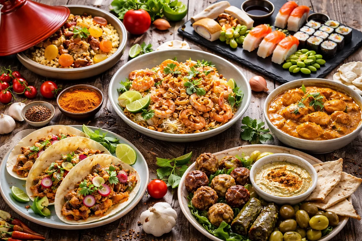 Explorer les cuisines du monde : un voyage culinaire fascinant