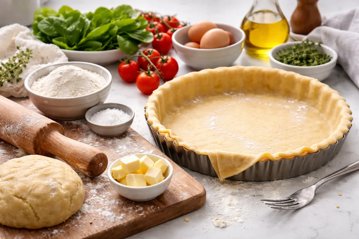Comment préparer une croûte parfaite pour vos tartes salées