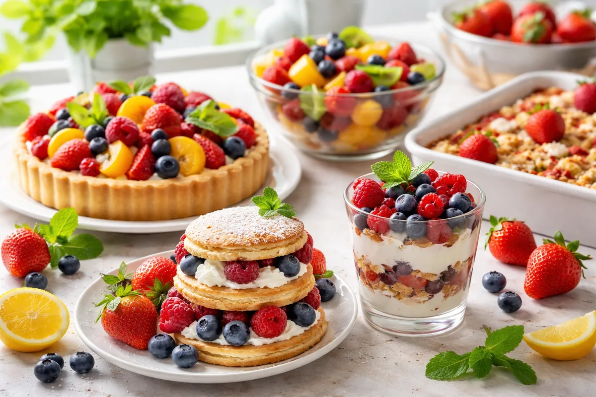 Comment cuisiner des desserts à base de fruits frais facilement