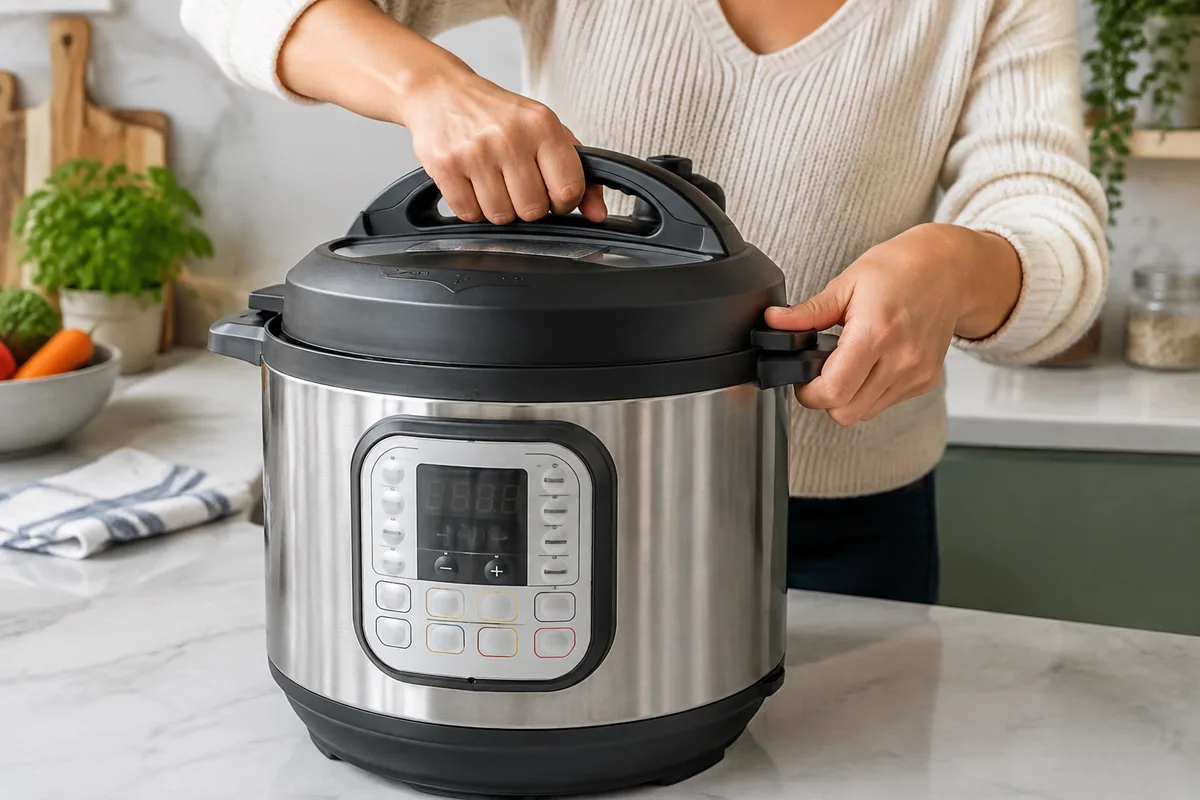 Comment débloquer le couvercle d’un Instant Pot resté coincé après la cuisson ?