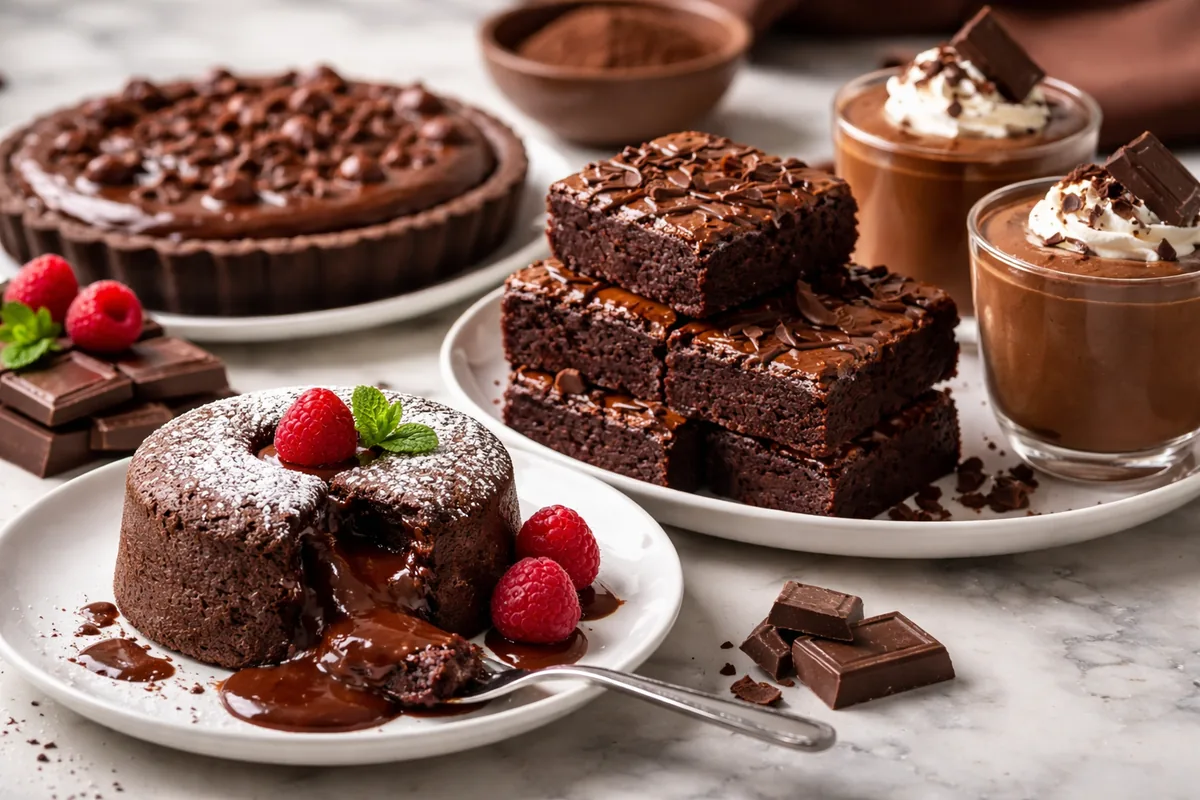 Comment réussir des desserts à base de chocolat fondant