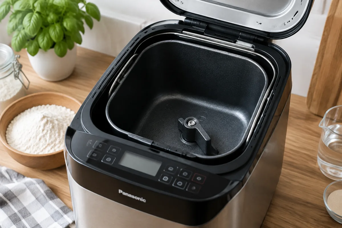 Comment réparer une machine à pain Panasonic dont la pale reste coincée dans la cuve ?