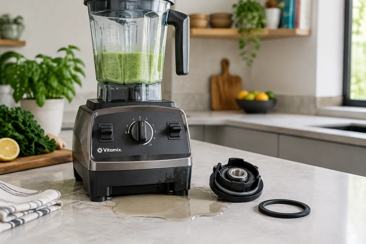 Quelle pièce remplacer lorsqu’un blender Vitamix laisse échapper du liquide sous le bol ?