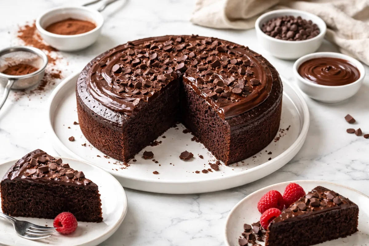 Comment préparer un gâteau moelleux au chocolat sans gluten